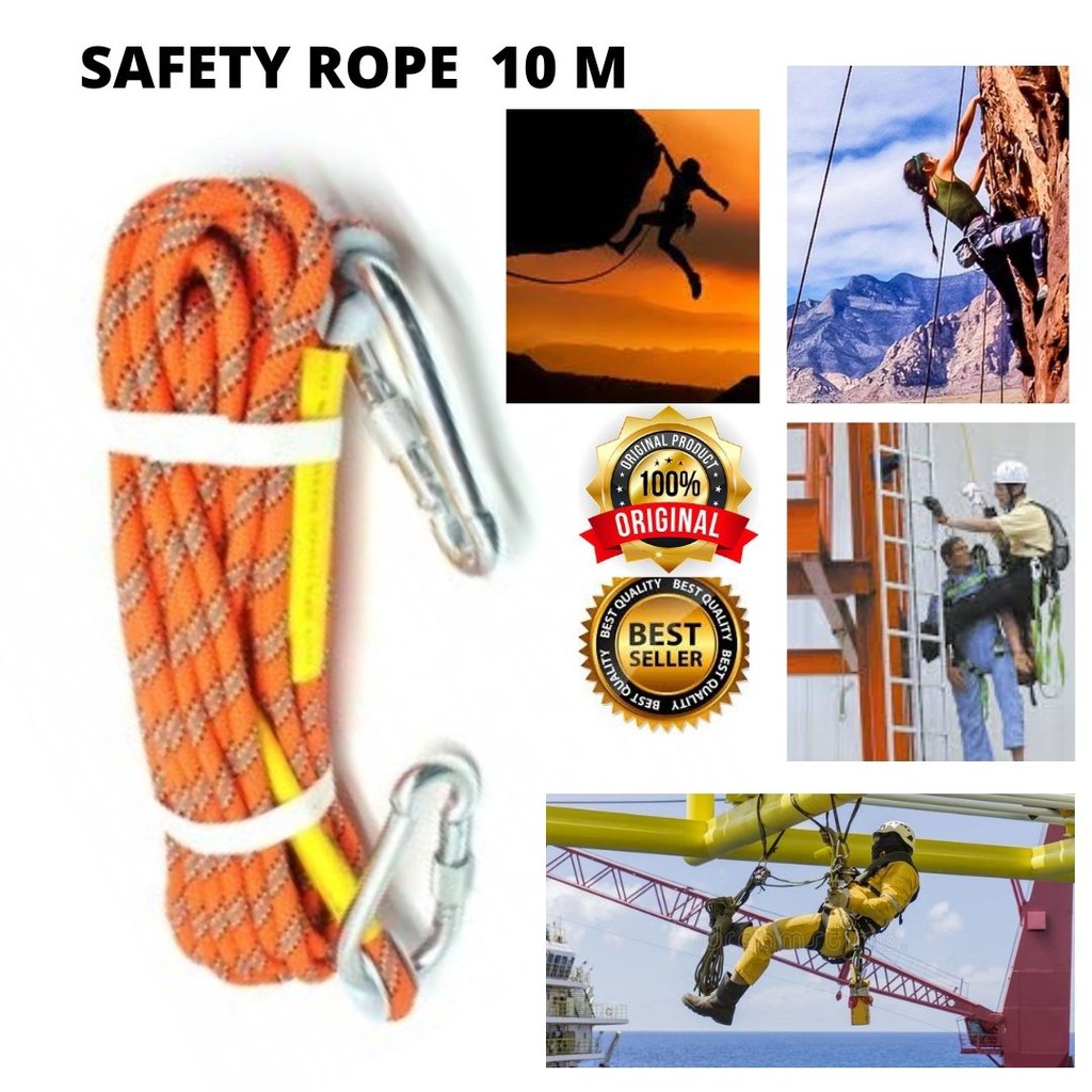 Tali Paracord Serbaguna Panjat Tebing Safety Rope Rock Climbing Derek 111140