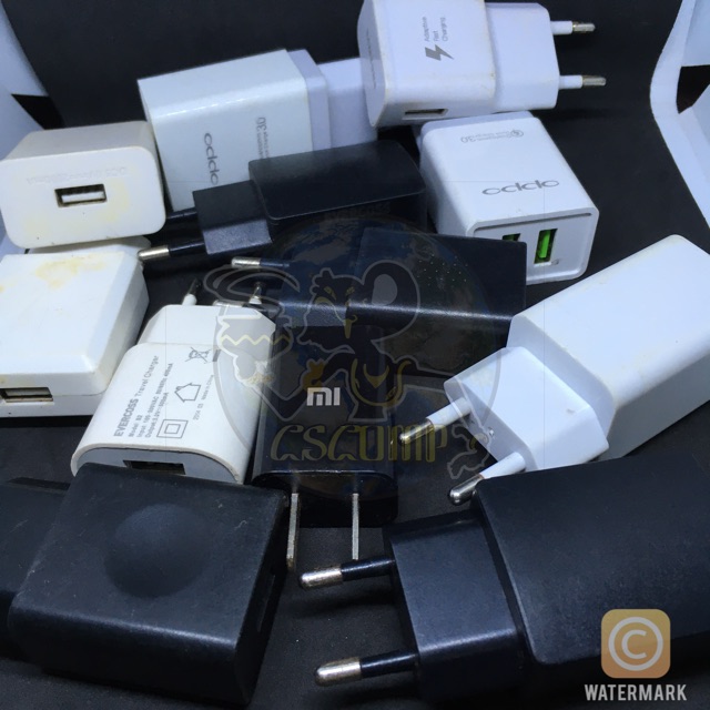 Adaptor Charger Tidak Ori Berbagai Merk Oppo Samsung Advan Cross dll