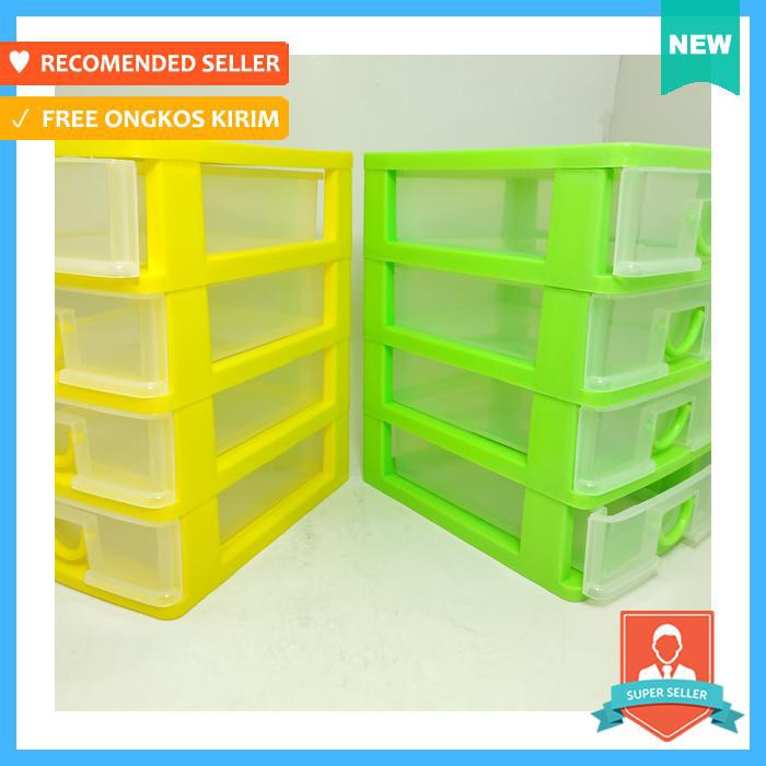 laci susun 4 kecil laci mini mini container laci plastik