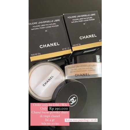 CHANEL LOOSE POWDER SHARE TEMPAT CHANEL