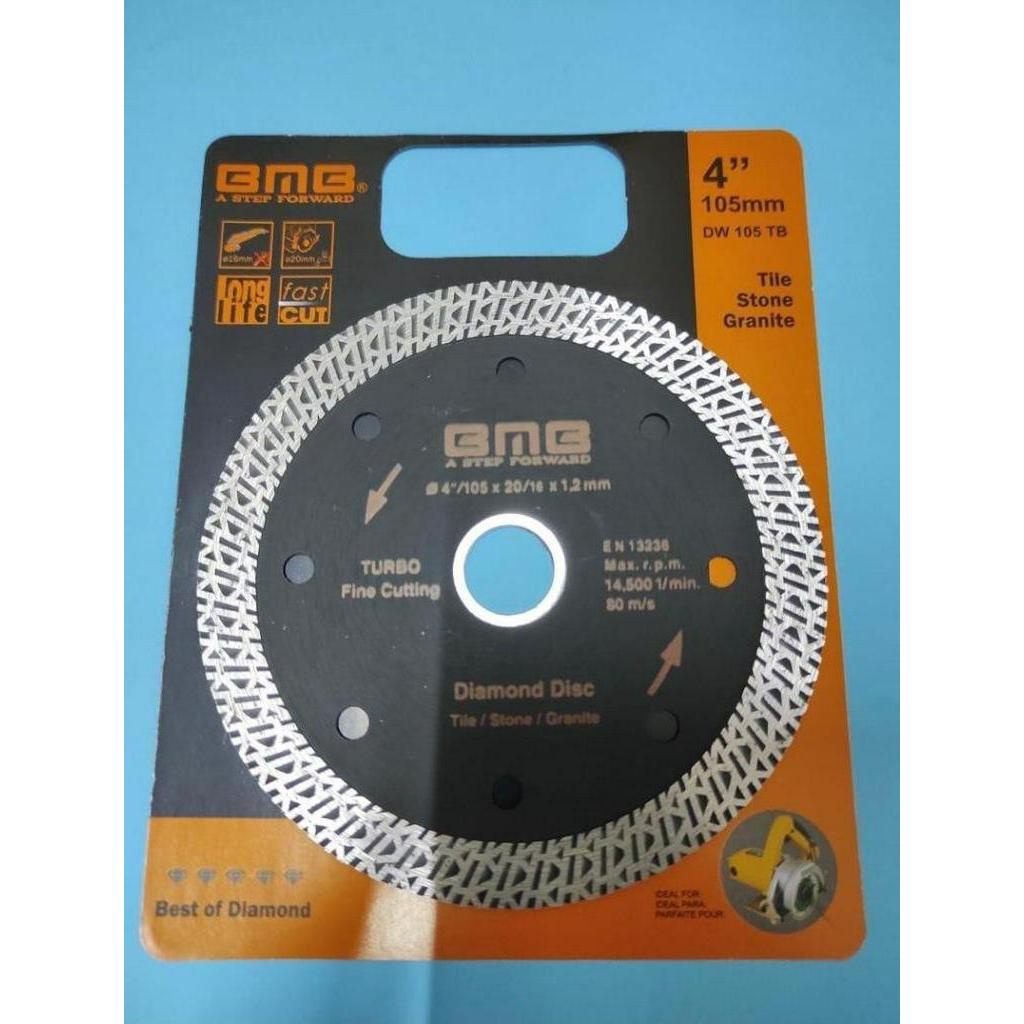 BMB Diamond Wheel Turbo Batik 4 Inch Mata Pisau Potong Keramik Granit
