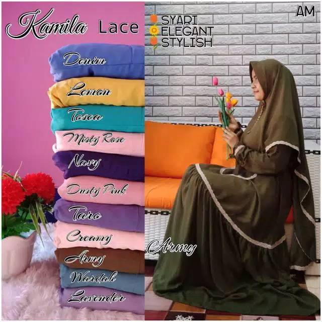 KAMELA LACE/GAMIS SYARI
