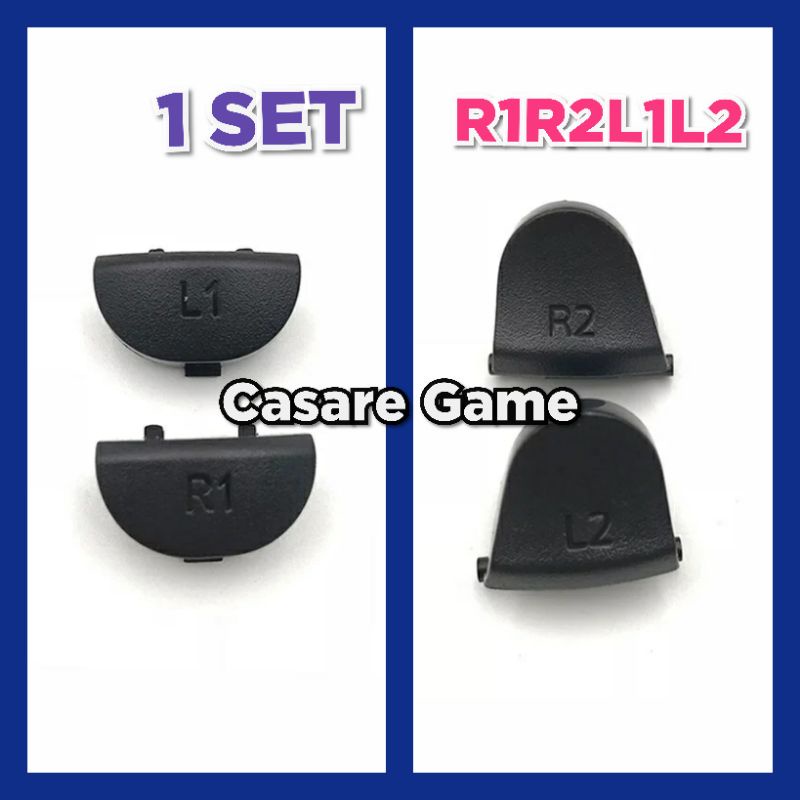 Tombol Stik Ps4 JDS 01 01/011 1Set R1R2L1L2