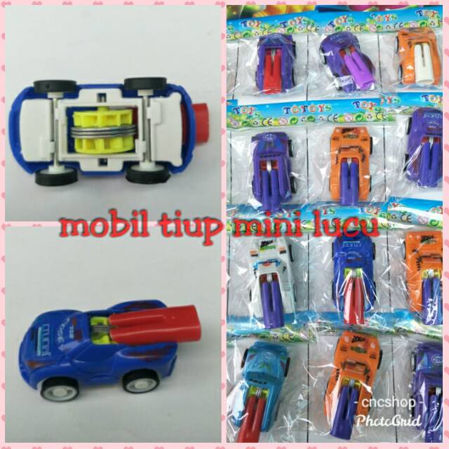 Mobil Mobilan Tiup Mini Lucu 2pcs Mainan Anak Murah