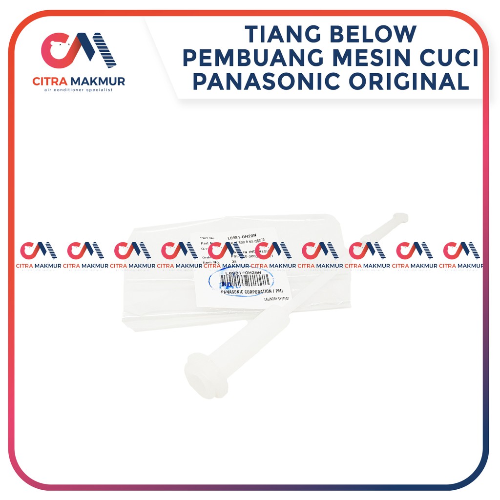 Tiang Seal Below Panasonic Karet Pembuangan Mesin Cuci Original asli ori