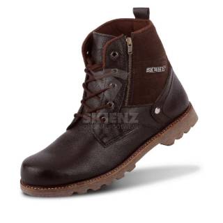  SEPATU  SAFETY  BOOTS PRIA COWOK KEREN ZIPPER  SLETING BIKERS 