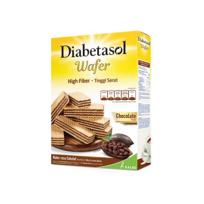 Diabetasol Wafer Coklat 50g / Wafer Diabetasol / Diabetasol