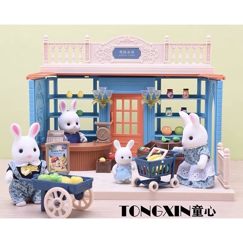 koala diary town diy doll house toys mainan rumah2an