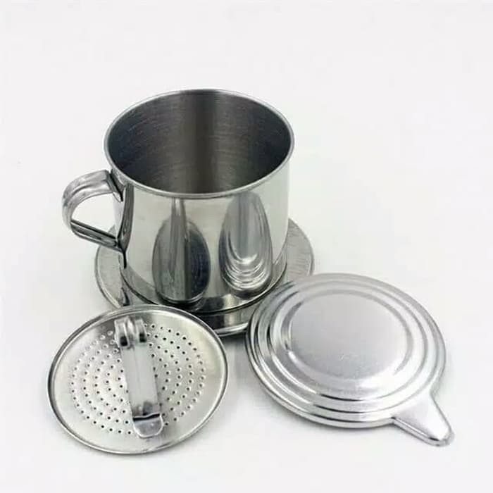 Gelas kopi vietnam Saringan Coffee Drip Pot Stainless