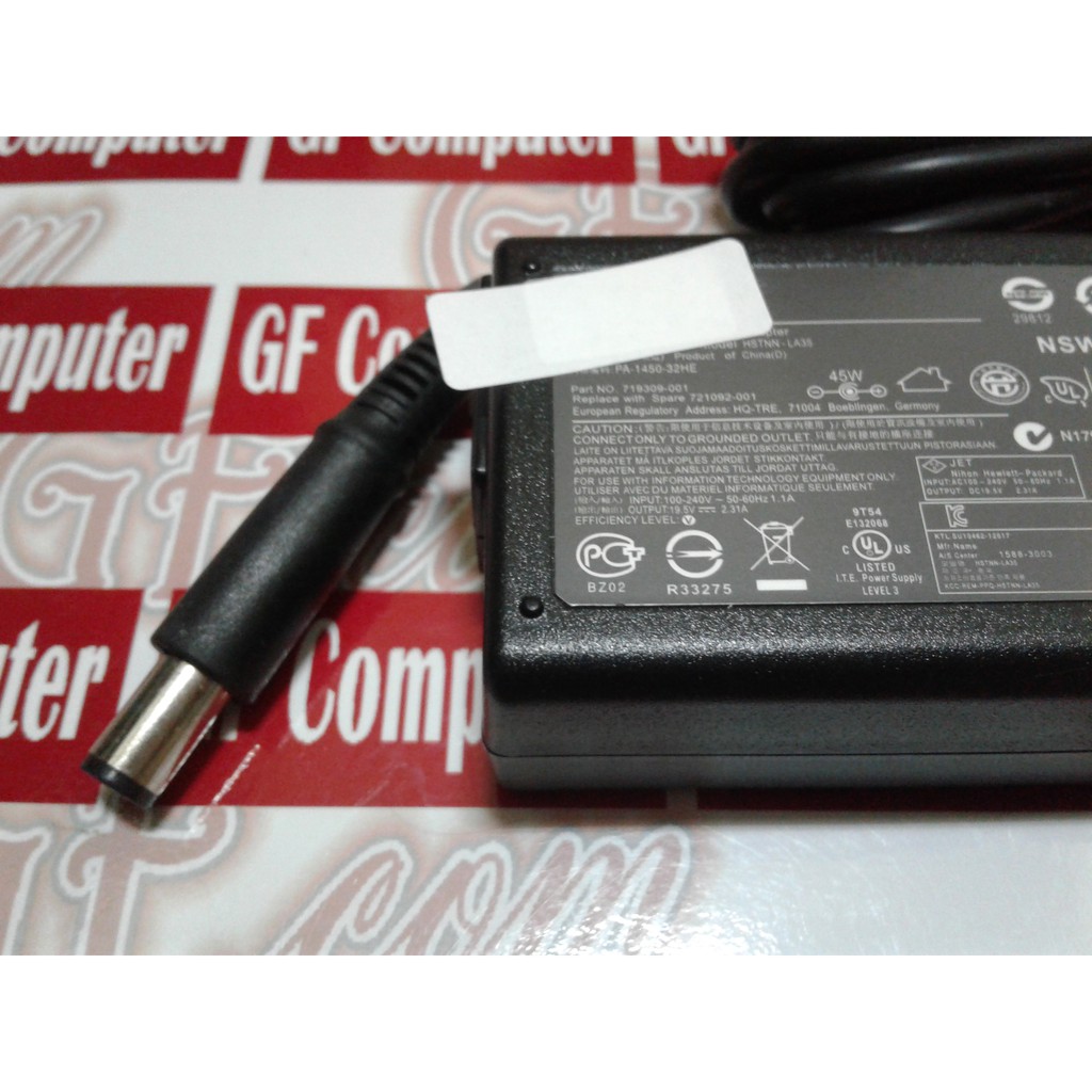 Original Adaptor Laptop HP 19.5v 2.31a (7.4*5.0mm)