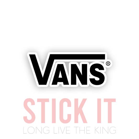 

Stiker vans sablon setrika DTF kaos baju sticker fashion 46