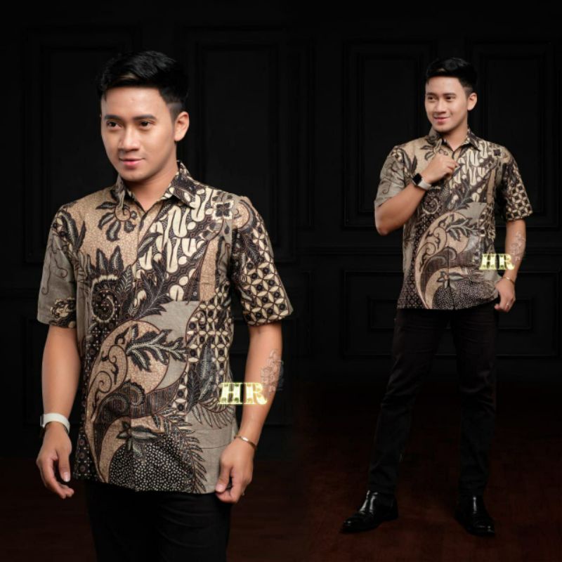 New Arrival Distro Batik Pria Bordir Sogan Batikaf Noto Arto Batik