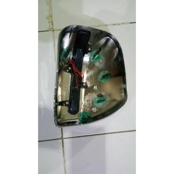 mobil-spion- cover spion toyota agya chrome + lampu - kanan rh -spion-mobil.