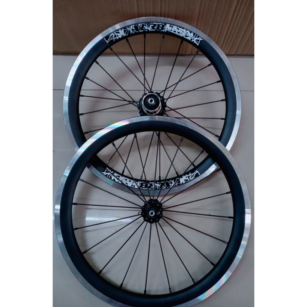 Wheelset Folding XLR8 16 inch 349 V-Brake 16 plus