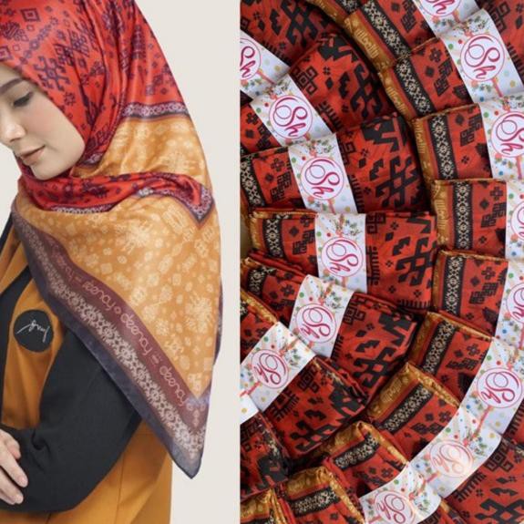 Terbagus - HIJAB DENAY KW MOTIF ETNIK TERBARU by ES_HA