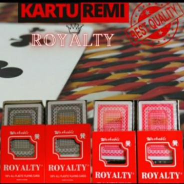 Kartu Remi Plastik Royalty Bonus Mika