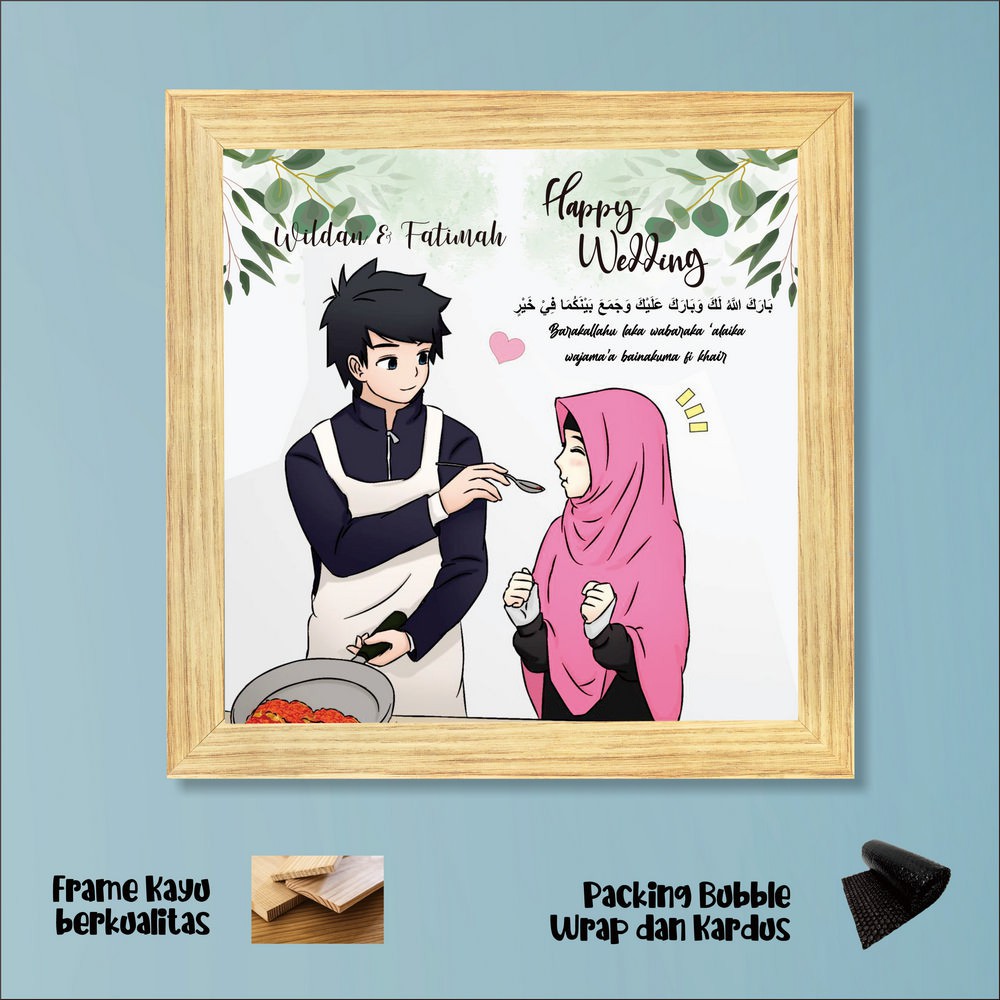 

Desain Foto Ilustrasi/Kado Custom Nama/Kado Pernikahan/Kado Ulang Tahun/Kado Wisuda/HW6A