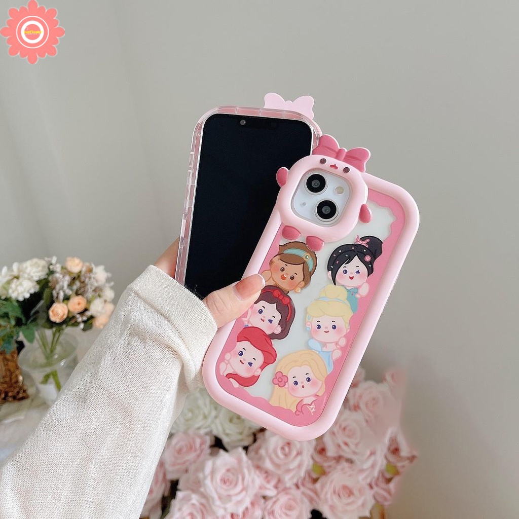 Soft Case Motif Kartun Disney 3D Untuk iPhone 7 8 14 Plus 6 6S Plus XR 11 13 12 14 Pro MAX X XS MAX SE