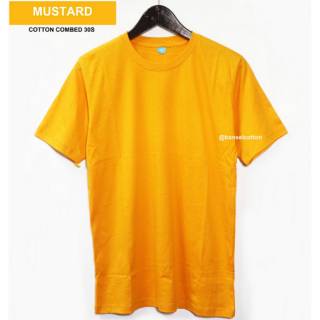 Download Kaos Polos Warna Kuning Mustard 100 Cotton Combed 30s Premium Lembut Adem Nyaman Murah Shopee Indonesia