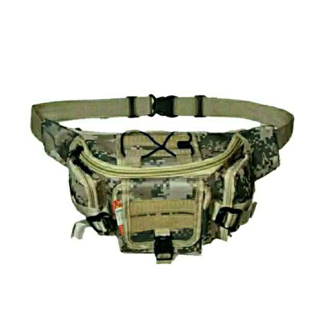 Waistbag Army Tactical / tas pinggang loreng