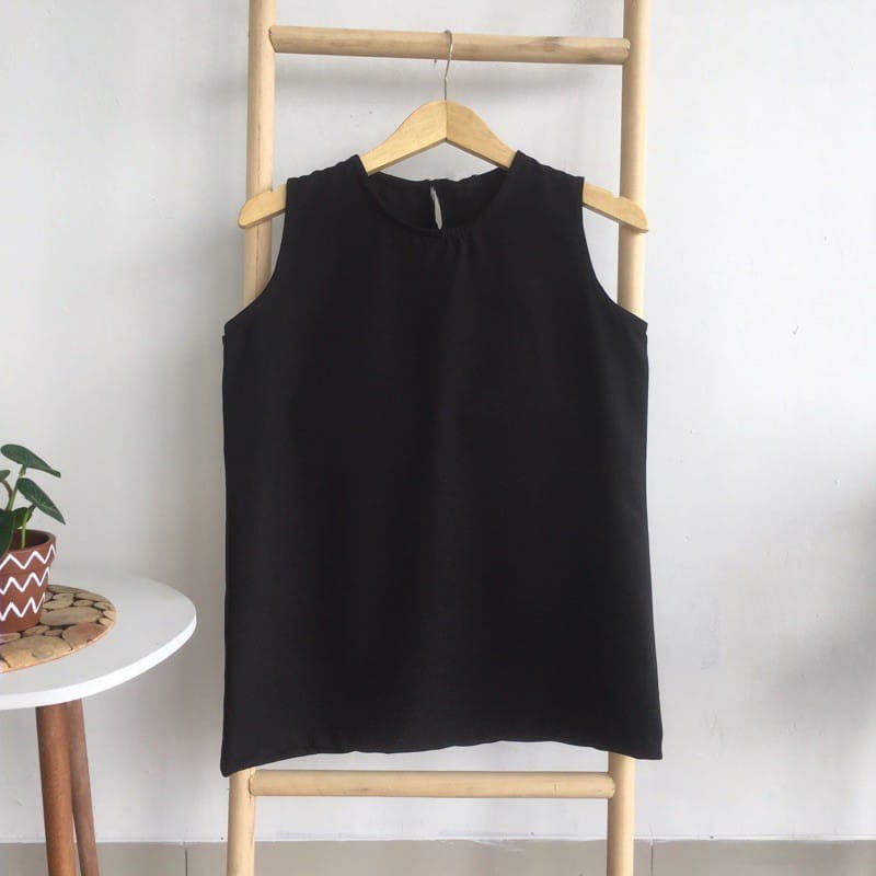 HD16:DINAR SHORT TANKTOP size M XL INNER WANITA DALAMAN/LUARAN GAMIS/DRESS