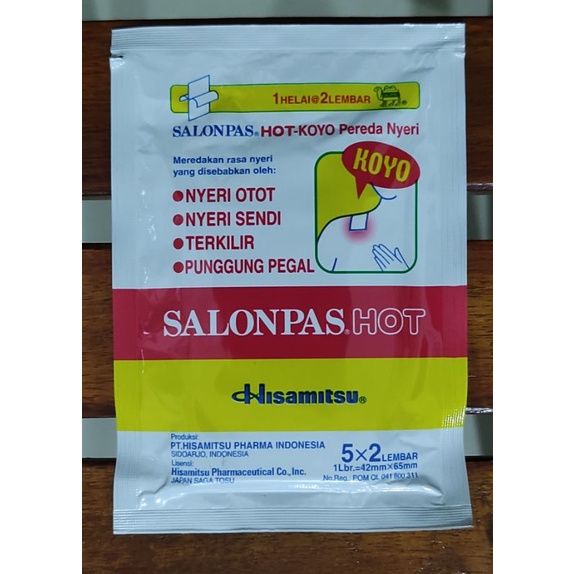 Salonpas Merah / Hot / 1 Bungkus Isi 10 Koyo