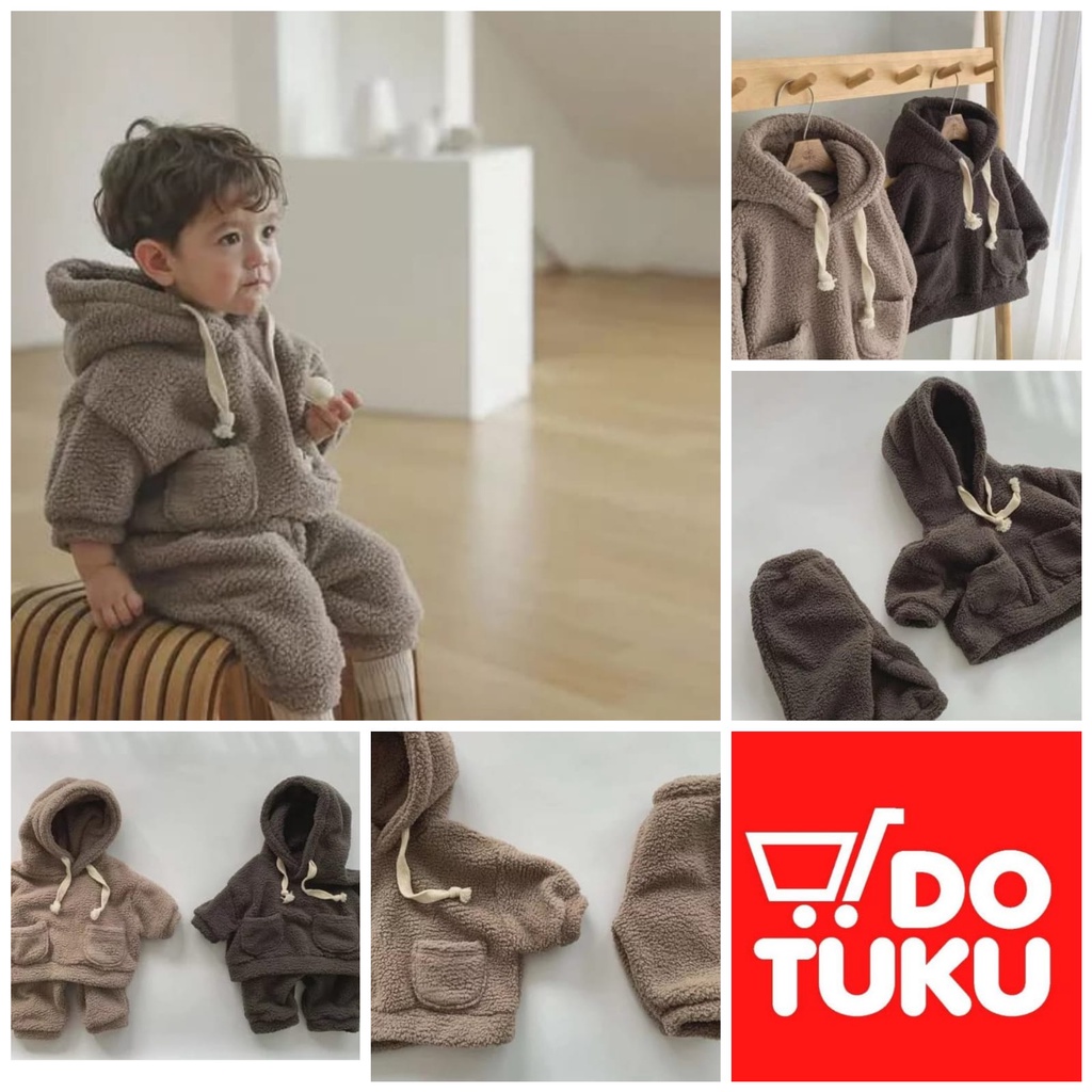 Dotu - Jaket Hoodie Bayi Anak Jaket Bayi Jaket Anak (6-15 Bulan)