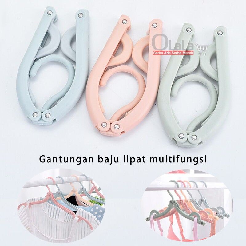 Gantungan baju lipat gantungan lipat