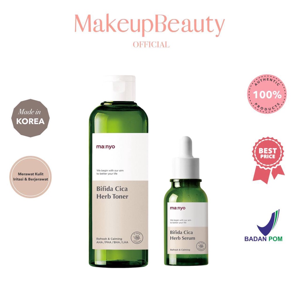 MANYO FACTORY Bifida Cica Herb - Toner | Serum