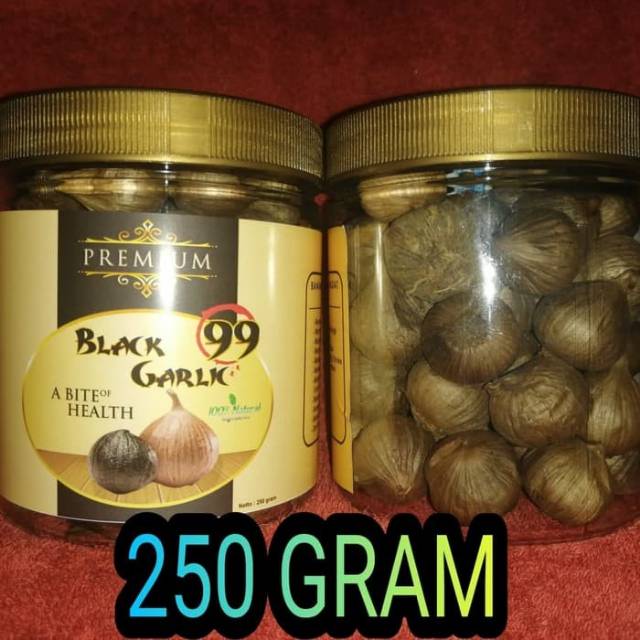 

(PREMIUM) Black Garlic Lanang 250 GRAM / BAWANG PUTIH TUNGGAL HITAM