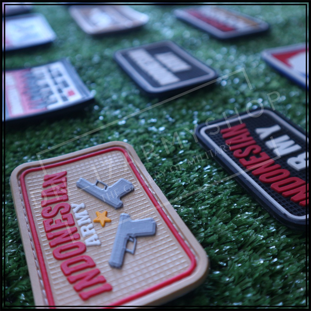 Patch Rubber Indonesian Army, Airsoft, Indonesian Airforce