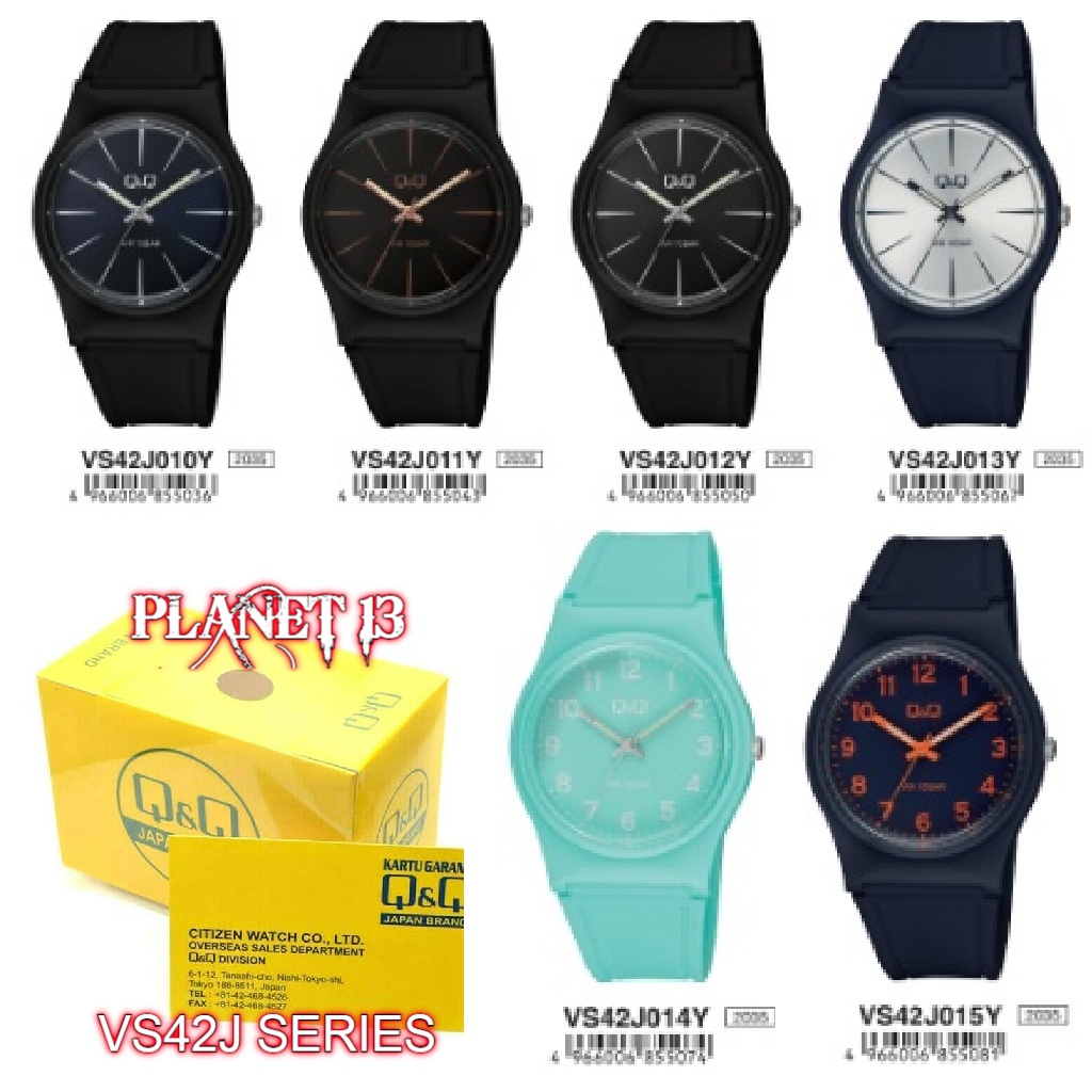 Jam Tangan QnQ QQ Q&Q VS42J Original Analog SERIES