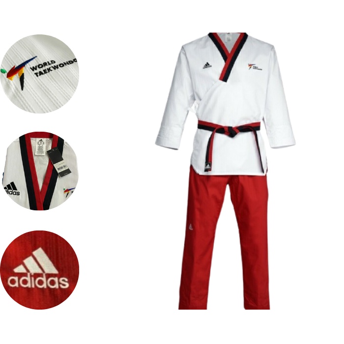 BAJU TAEKWONDO POOMSAE JUNIOR PUTRI - DOBOK ADIDAS POOMSAE FEMALE JR