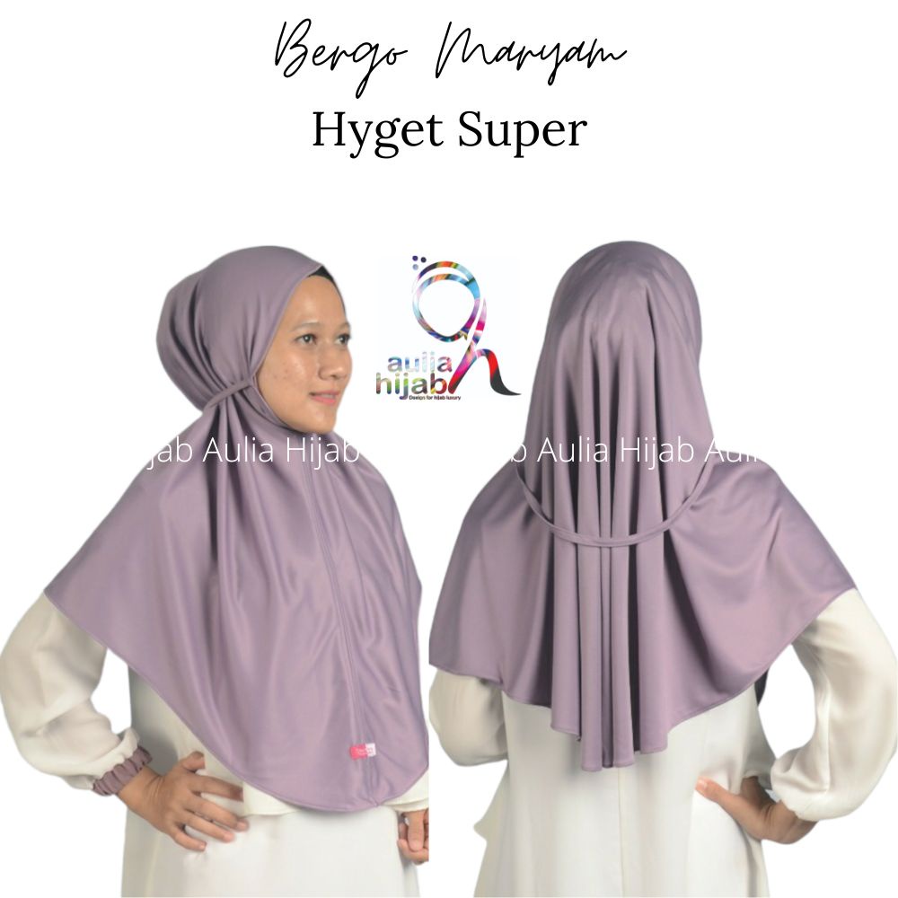 Aulia Hijab Bergo Maryam bahan Hyget Super instant