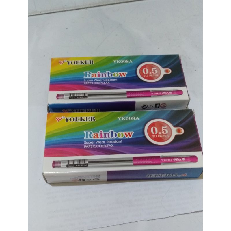Pulpen Gel Yoeker YK008A (1 Ktk) - Pena