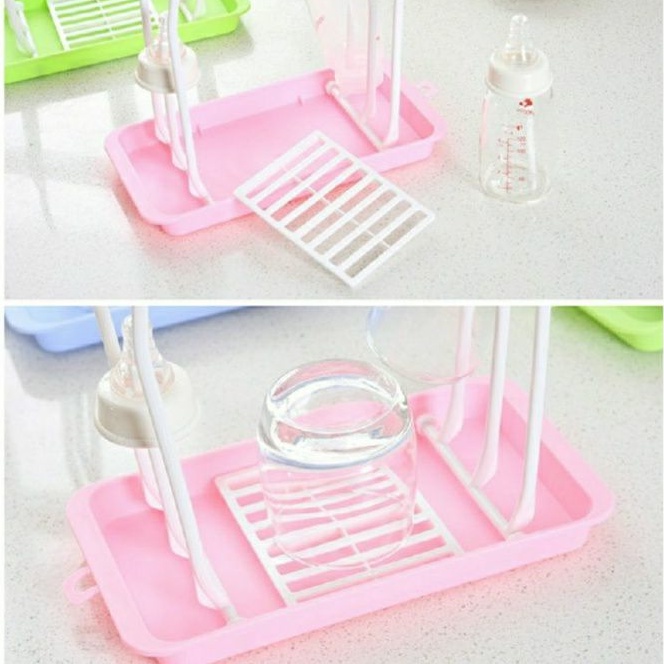 Rak Pengering Penjemur Botol Susu Empeng Dot Bottle Drying Rack Holder Rak Botol