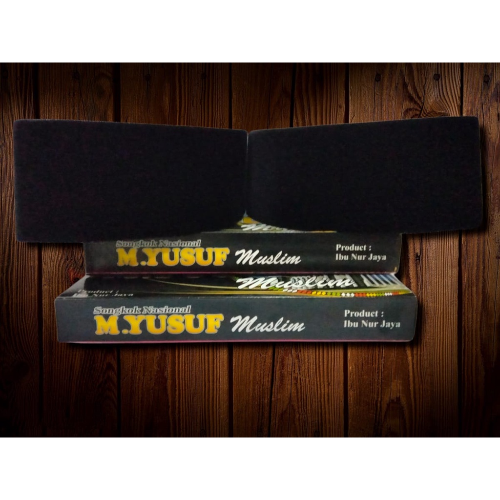 Songkok peci nasional Hitam Polos YUSUF MUSLIM