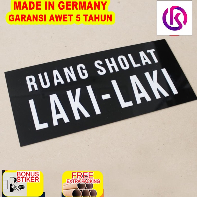 

Terlaris Sign Acrylic Ruang Sholat | Acrylic Timbul Signage