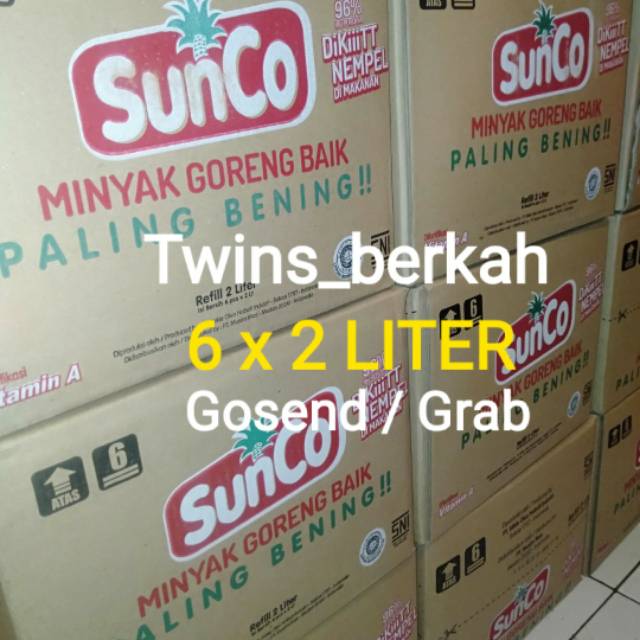 

Minyak goreng 2L ( 1 dus isi 6 ) / karton - 2liter 2 L