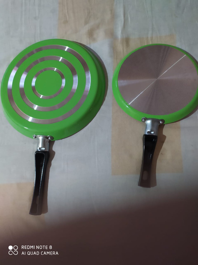 Makcook Wajan Crepes Pan 25 Cm Frypan Datar Teflon Wajan Kue Pancake Kulit Lumpia