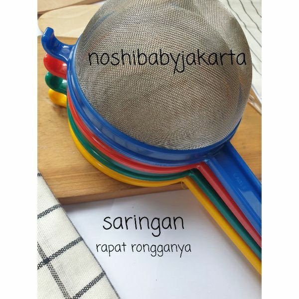 EAGLE saringan MPASI gagang Plastik HALUS - D 13 cm