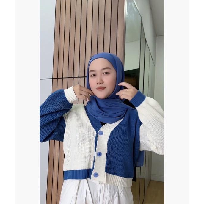 Belleza Outletbaju rajut Cardigan rajut atasan wanita Sheza Knit