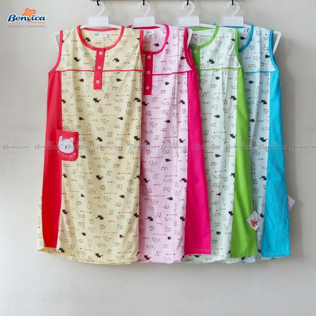 BAJU TIDUR DASTER KAOS DEWASA SINGLET ADEM BANYAK MOTIF