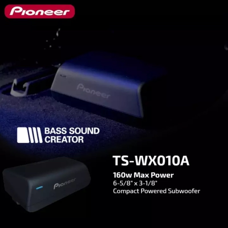 Pioneer TS-WX010A Subwoofer Aktif Kolong Slim