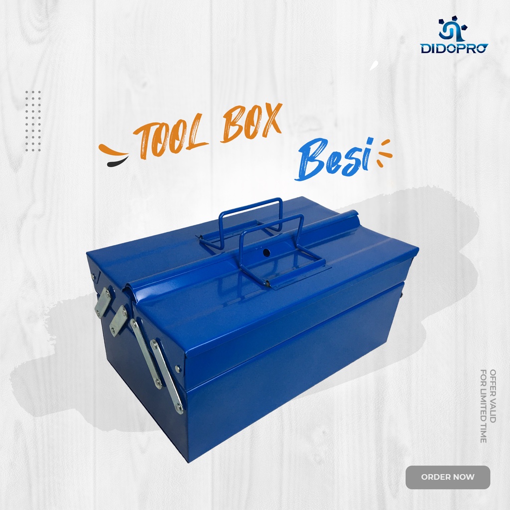 Tool Box Besi 2 Susun Tempat Perkakas Kerja