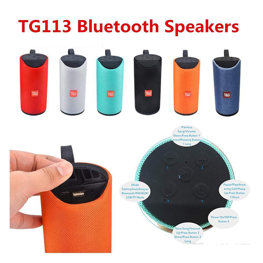 Speaker Bluetooth Super Extra Bass TG-113