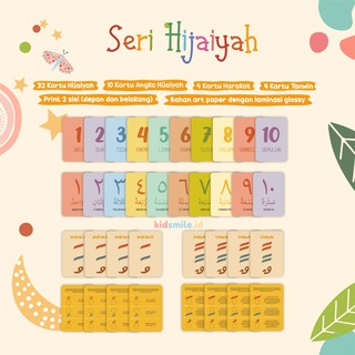 Flash Card Kidsmile HIJAIYAH Mainan Edukasi Anak Flashcard Anak Flash