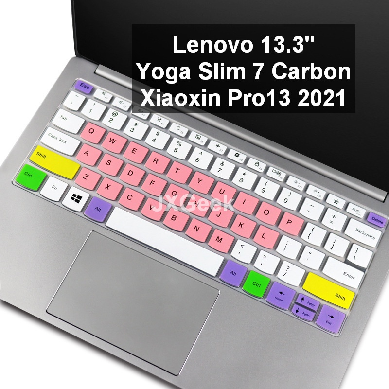 Lenovo Cover Keyboard 13.3 '' Yoga 7 Carbon Xiaoxin Pro13 2021 Lenovo Bahan Silikon Lembut