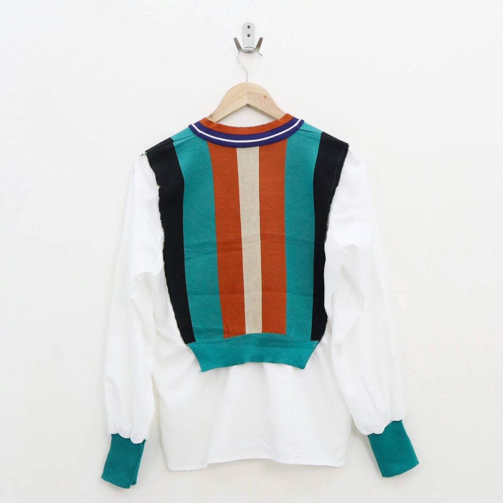 Oona mix knit cardy - Thejanclothes