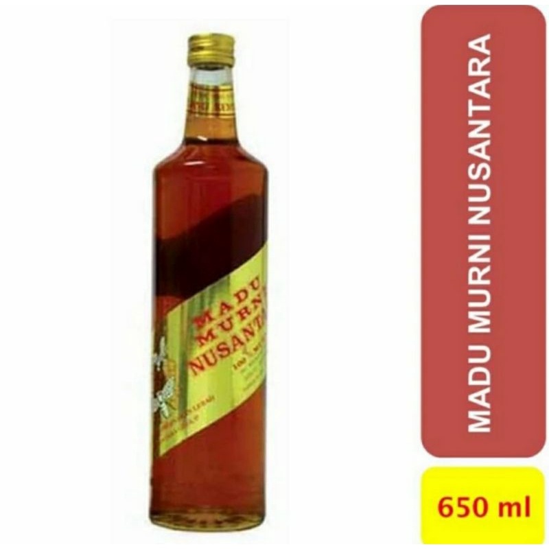 Madu Murni Nusantara kemasan 650 ml Botol